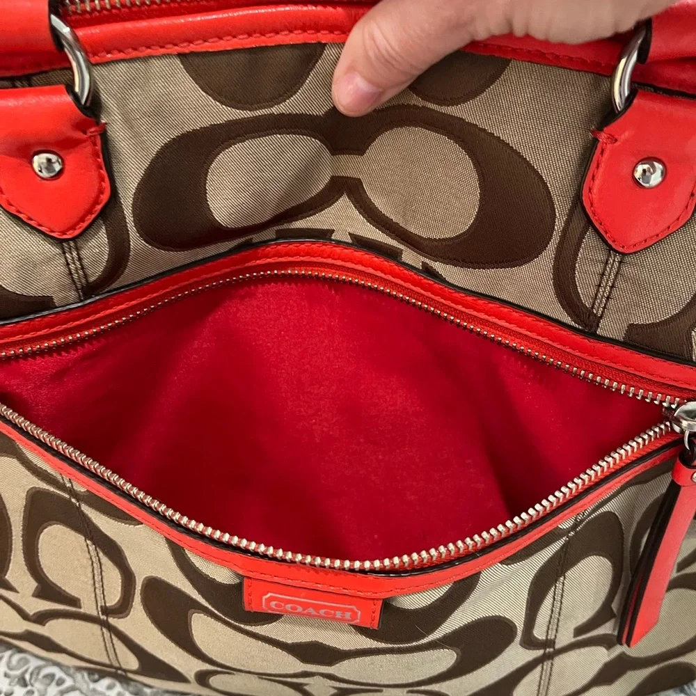 Coach DAISY OUTLINE SIGNATURE EMMA TOTE